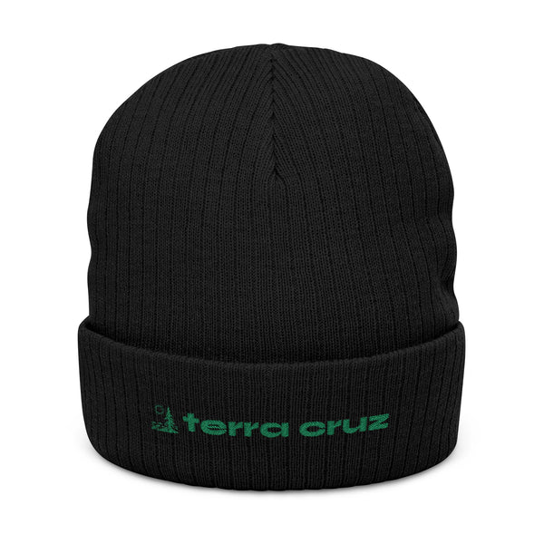 TERRA CRUZ - EMBROIDERED RIBBED BEANIE