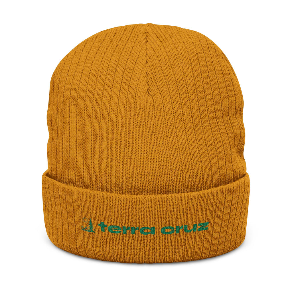 TERRA CRUZ - EMBROIDERED RIBBED BEANIE